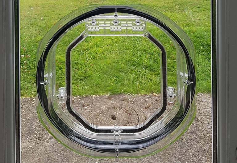 Dog flap installation in London